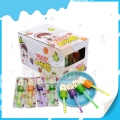 Двоен вкус на ябълка и ягода, компания за близалки Whistle Lollipop 