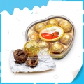 Нова кутия за шоколад с форма на сърце, 8 бр. 