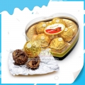 Вкусен горещ артикул 5 бр. шоколад в кутия с форма на сърце 