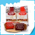 Тъмни бисквити с карамел бисквити с тъмни захарни бисквити с вкусове на едро 