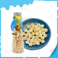 Малки бисквитни топчета с вкус на мляко във формата на пара в буркан 