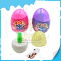 играчка с форма на яйце, бонбони, течност, спрей, бонбони 