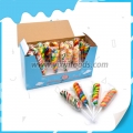 Twist Swirl Lollipop Многоцветни дъгови сладки близалки 