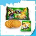 120 г големи кръгли картофени бисквити с вкус на сладка хрупкава царевица 