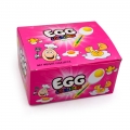Халал твърди бонбони Light Egg Stick Lollipop Производство на едро 