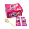 Халал твърди бонбони Light Egg Stick Lollipop Производство на едро 