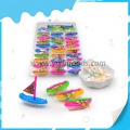 Нова играчка за платноходка с компресирани бонбони с рибки 