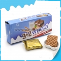 3+2 вафлени бисквити с мляко и шоколад 